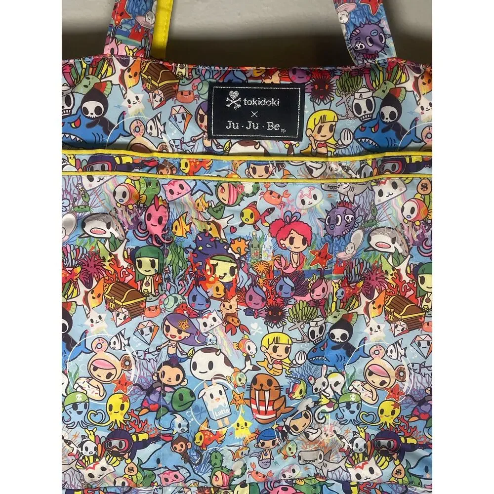 Ju-Ju-Be Tokidoki Super BeTote Bag in Sea Amo pattern.